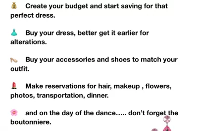 Prom Prep Checklist and Guide