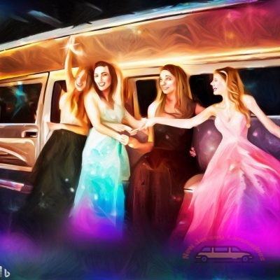 Sharing a Prom Limousine with Friends